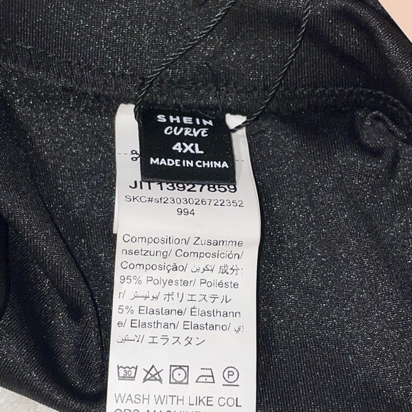 NWT Shein Curve Rusched skirt size 4XL - Picture 2 of 5